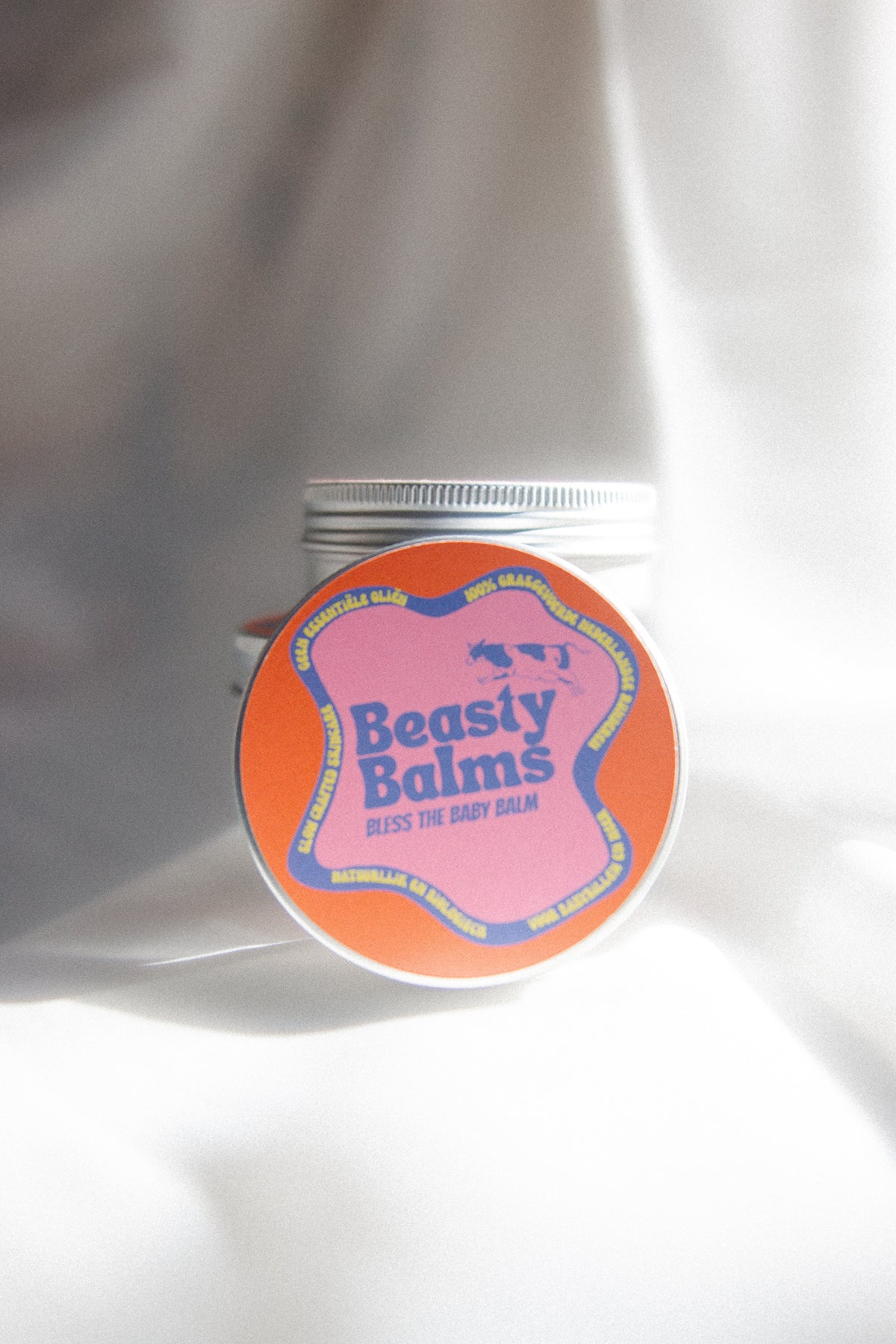 Tin of Bless the Baby tallow baby balm by Beasty Balms